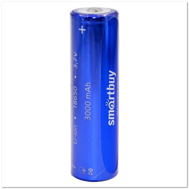 Аккумулятор Smartbuy Li 18650  3000 mAh