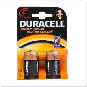 Батарейка алкалиновая DURACELL LR14 BL2