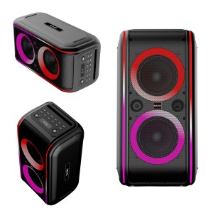 Напольный бумбокс MIVO MD-659 (60ВТ/2 сабвуфера +1 твитер /многоцветный 5 реж.)