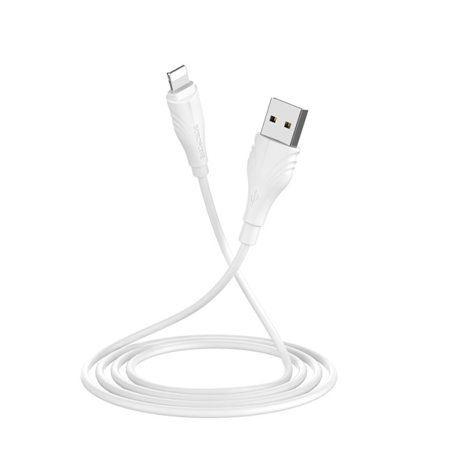 Кабель Lightning  BOROFONE BX18 2А (2М) (круглый)