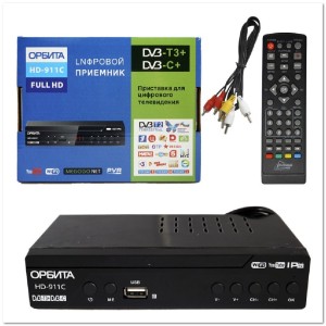 ТВ-приставка цифровая HD ОРБИТА (Wi-Fi) Home version DVB-T и DVB-T2 ТВ-приставка цифровая HD ОРБИТА (Wi-Fi) Home version DVB-T и DVB-T2